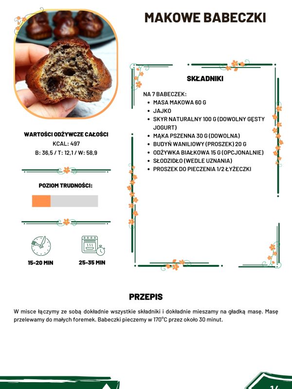 Makowe Babeczki