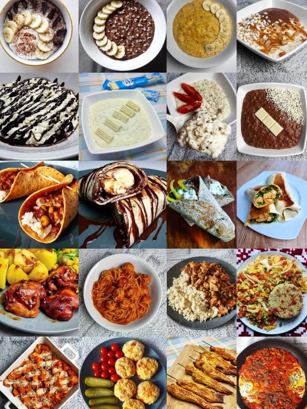 Makro Book II - część trzecia - owsianki, wrapy i dania wytrawne