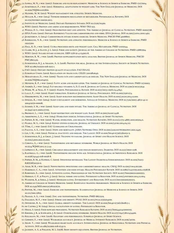 Lista badań naukowych i publikacji wykorzystanych w e-booku o redukcji tkanki tłuszczowej