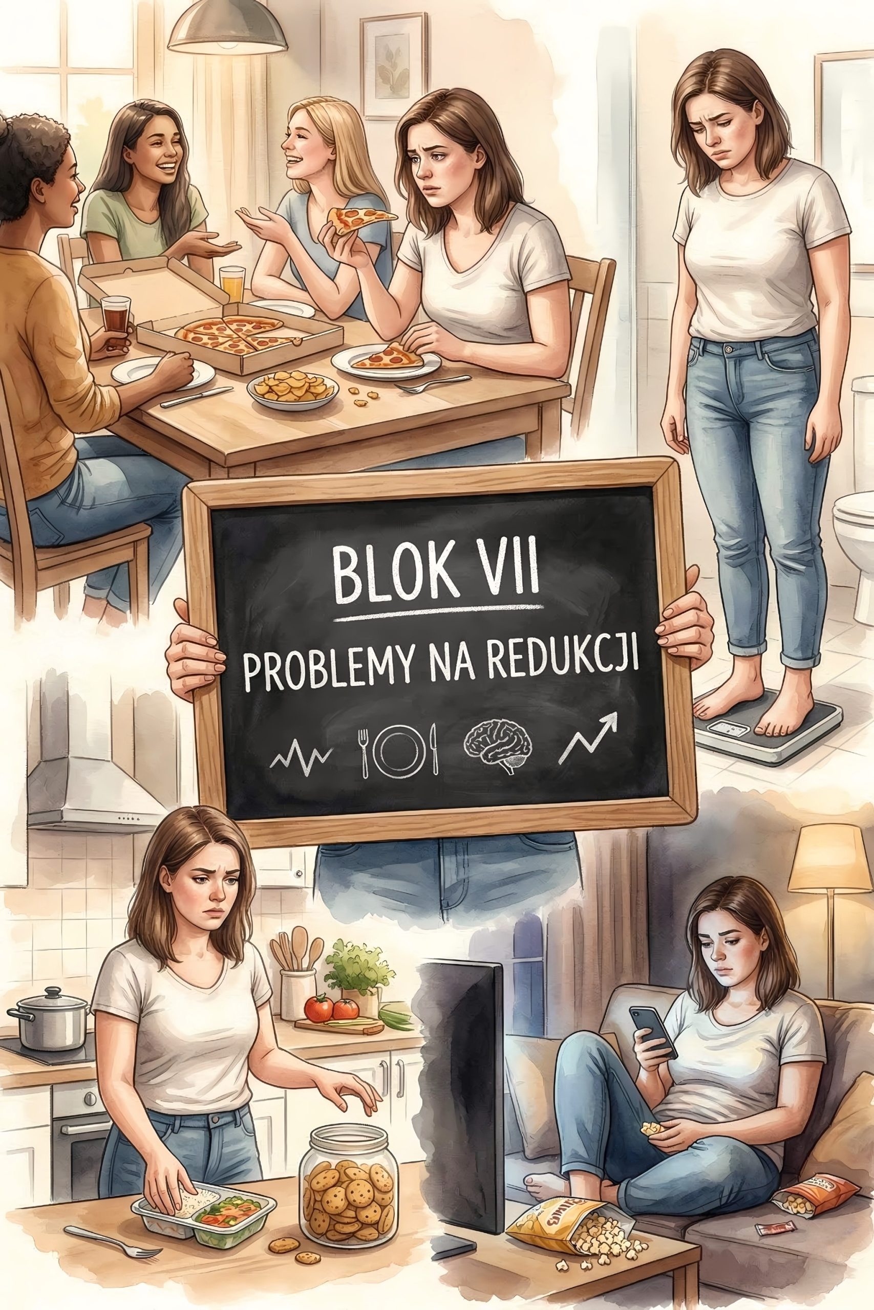 Problemy na redukcji – napady jedzenia brak motywacji wahania wagi