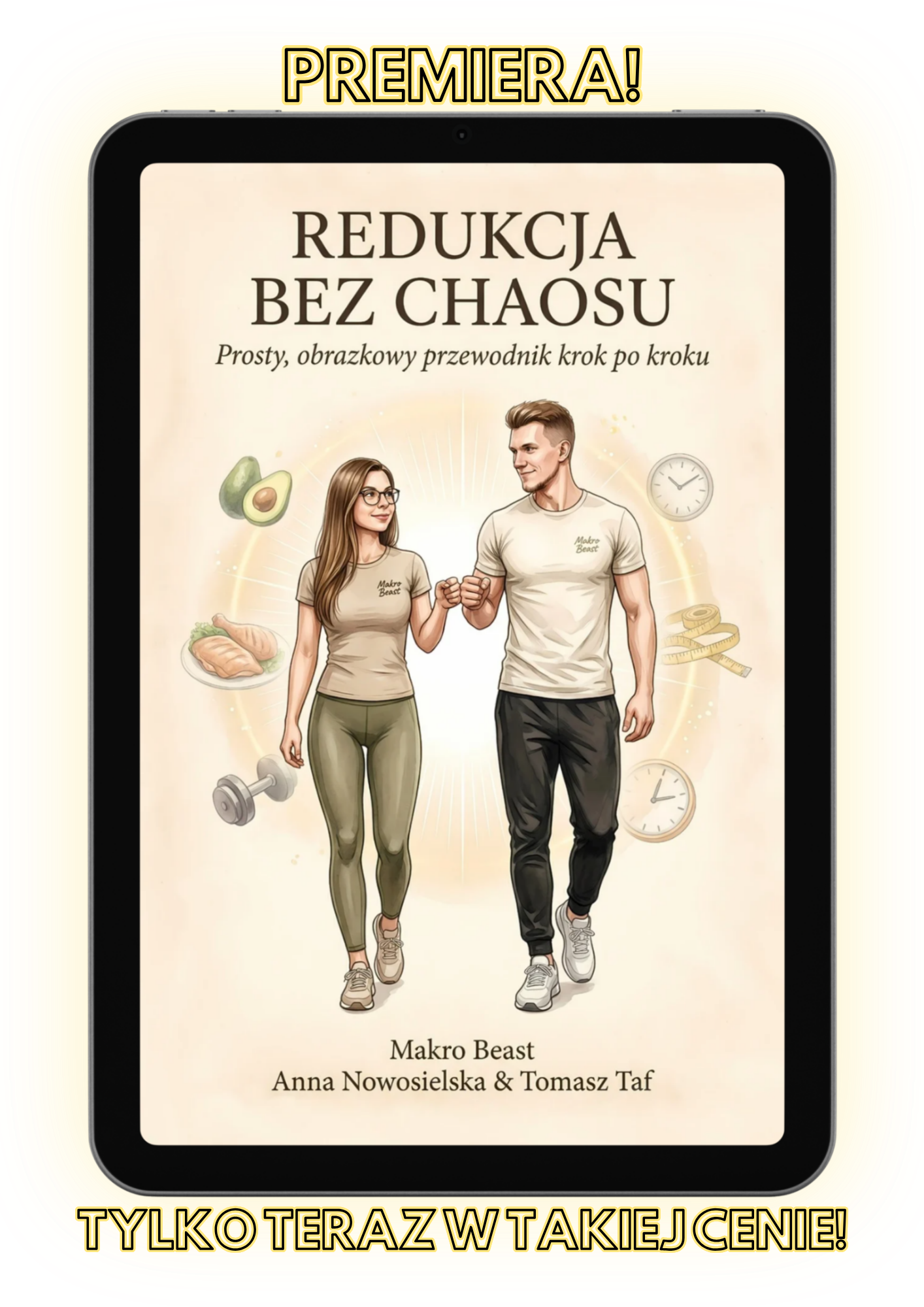 Okładka e-booka Redukcja bez chaosu Makro Beast – poradnik odchudzania krok po kroku